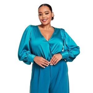 Sergio Hudson for Target Teal Bodysuit
